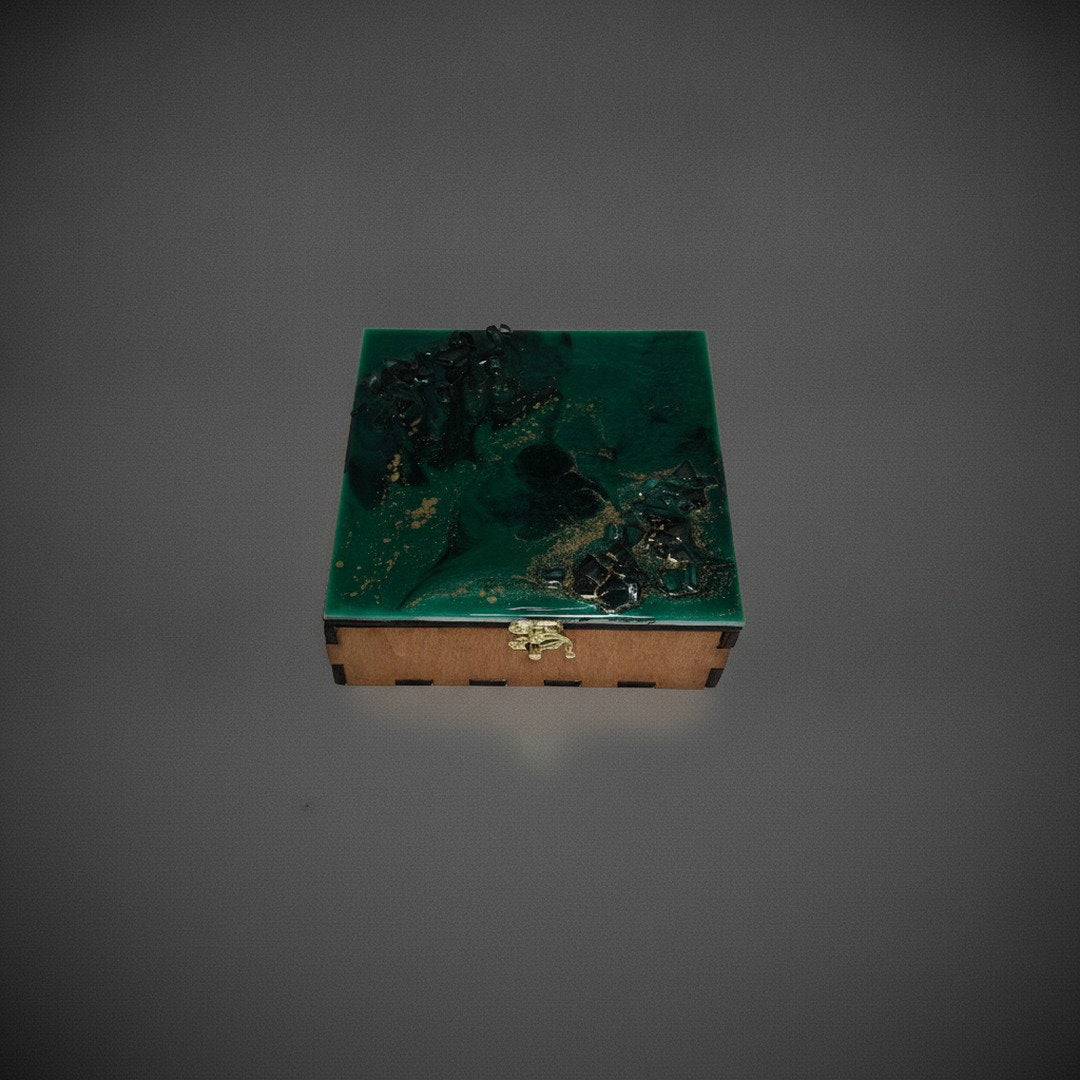 LUXURY GREEN ASHTRAY SET