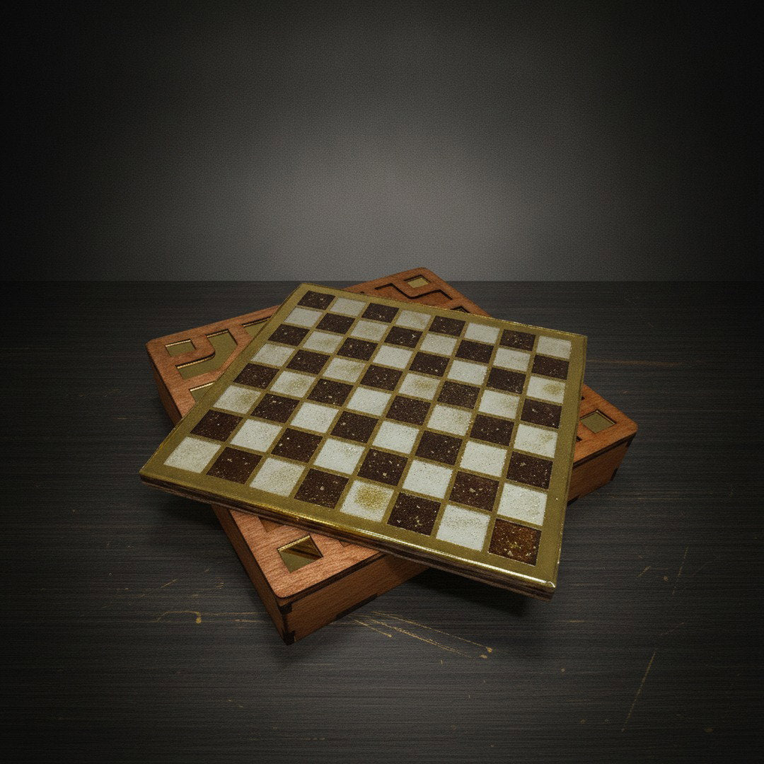 LUXURY BROWN CHESS SET
