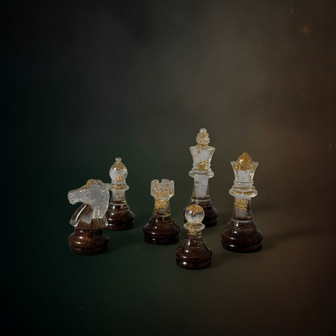 LUXURY BROWN CHESS SET