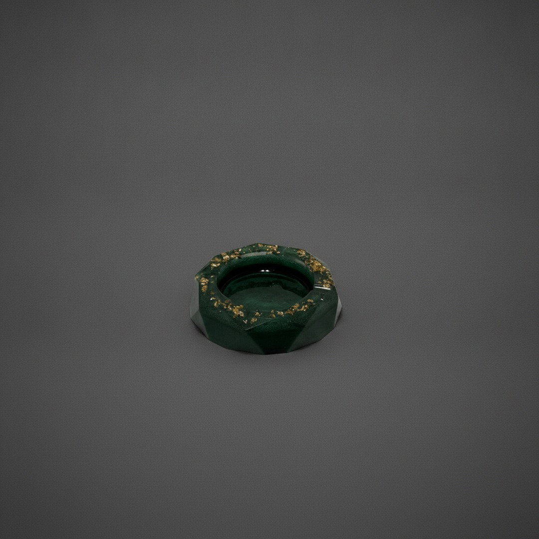 LUXURY GREEN ASHTRAY SET