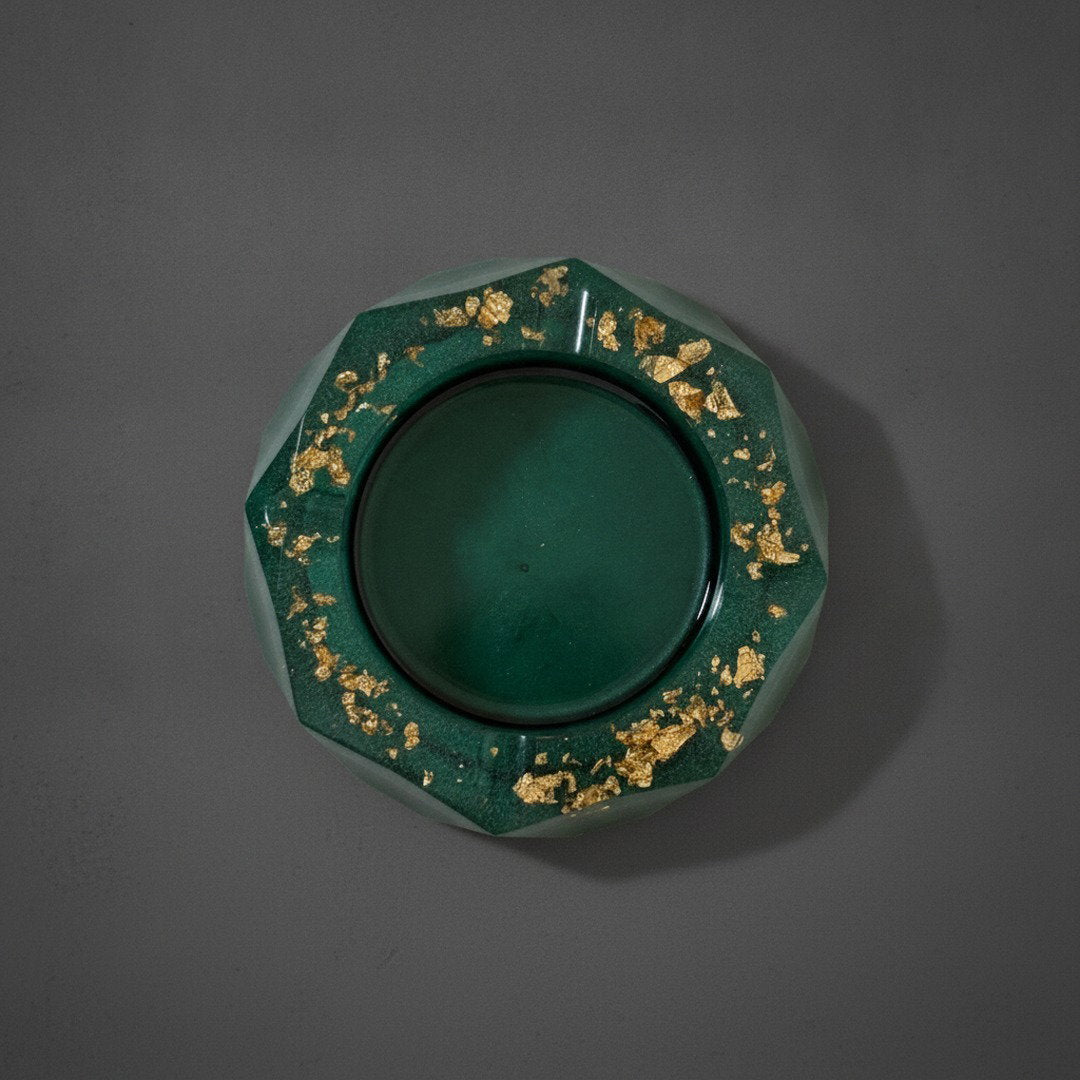 LUXURY GREEN ASHTRAY SET