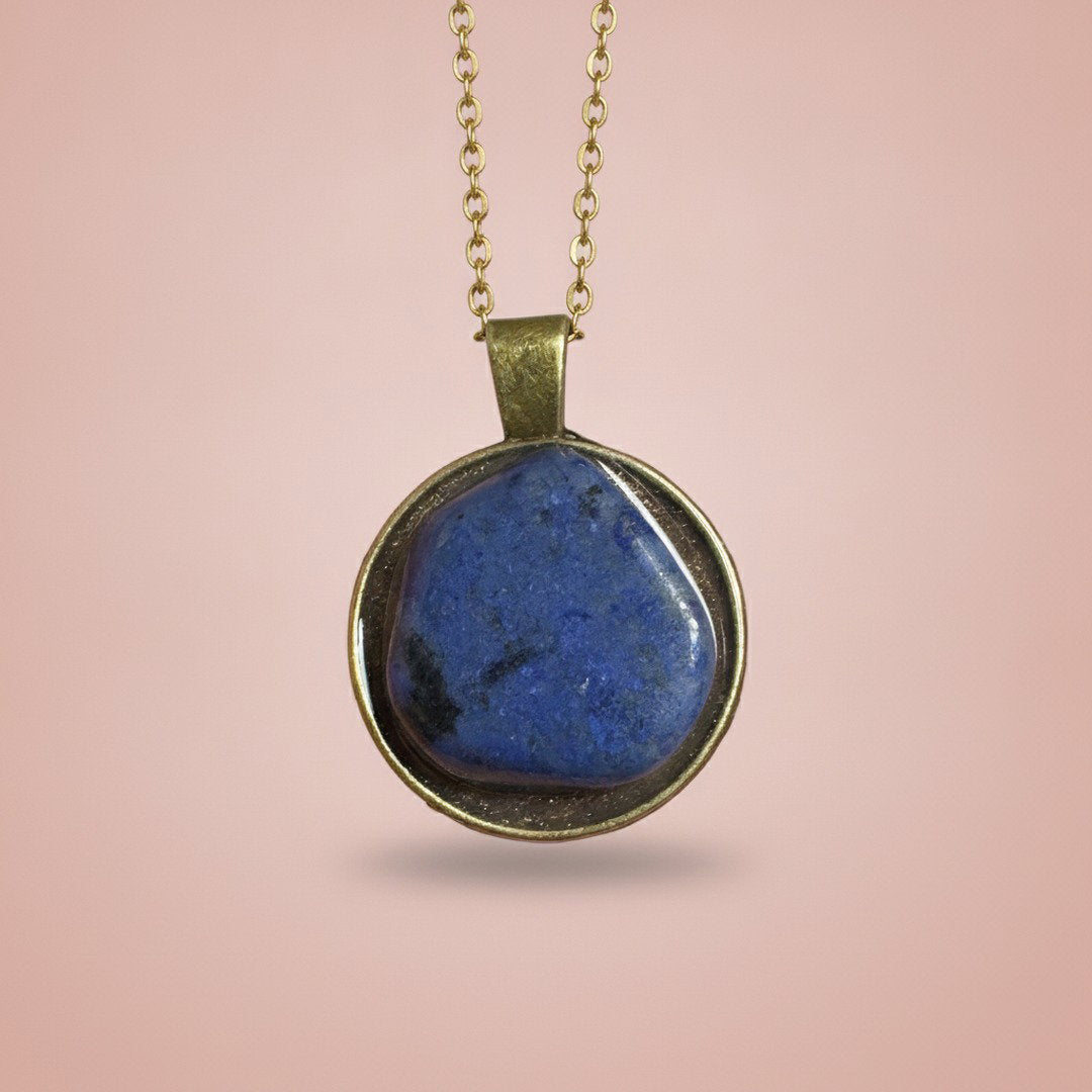 ROUND SHAPED RAINBOW AGATE Necklace