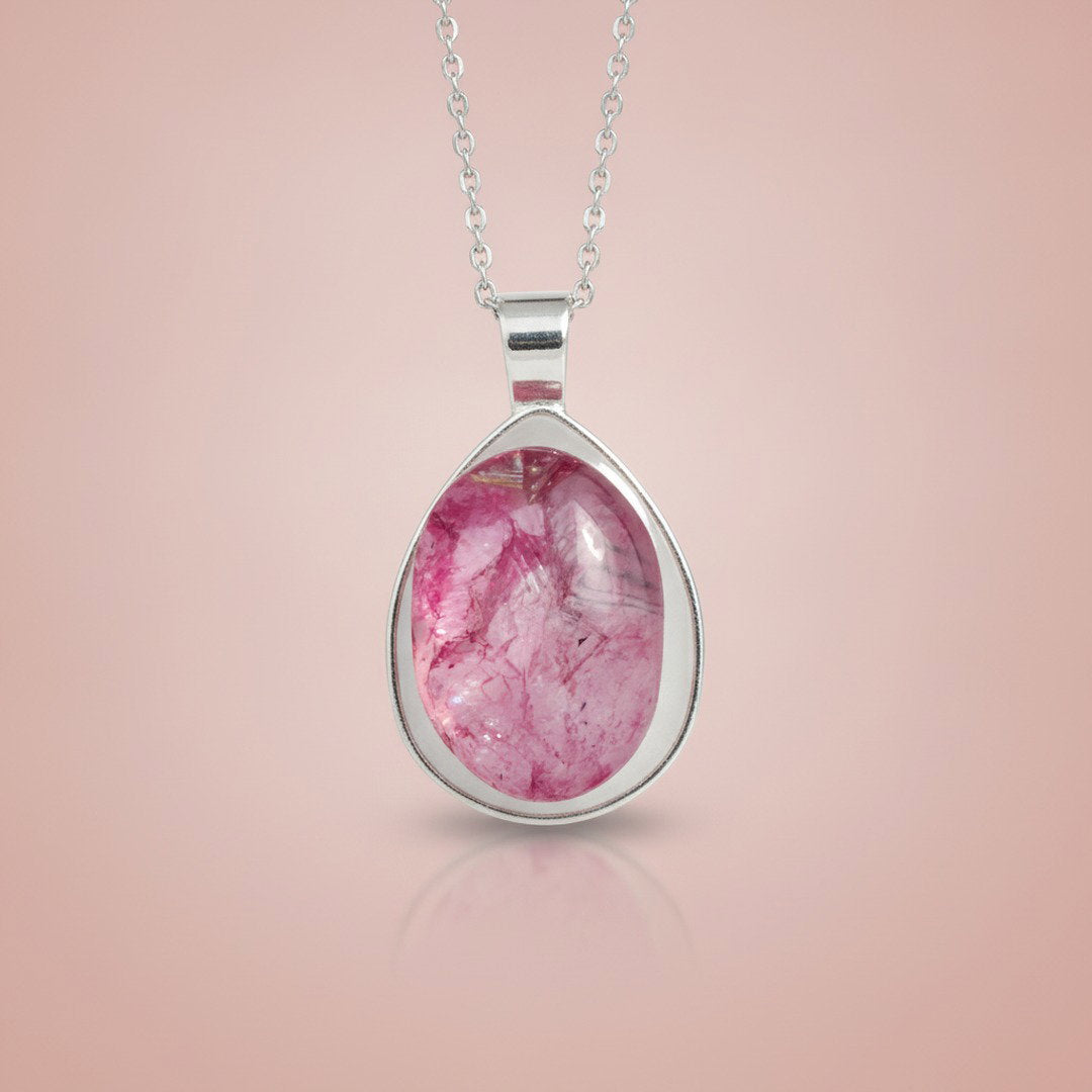 TEARDROP SHAPED AMETHYST Necklace