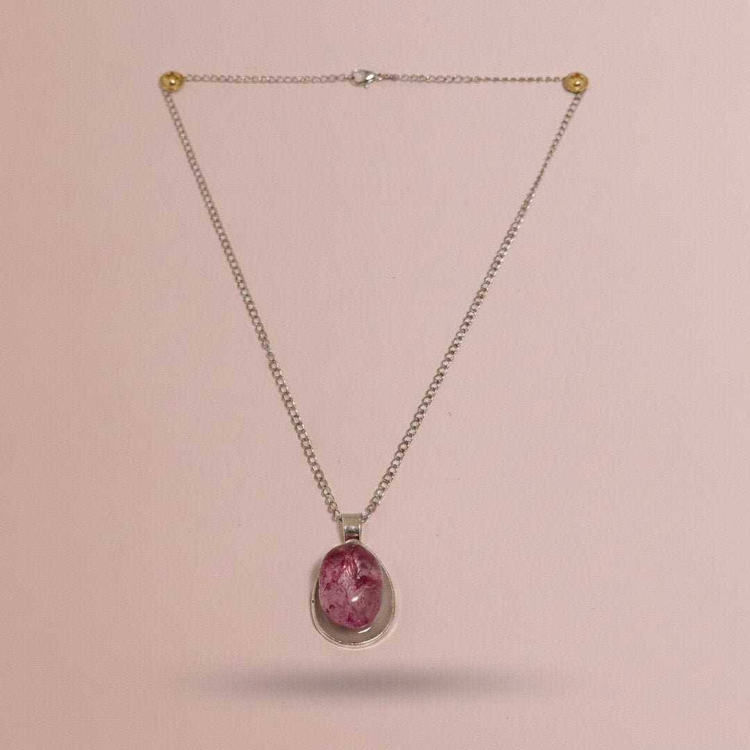 TEARDROP SHAPED AMETHYST Necklace